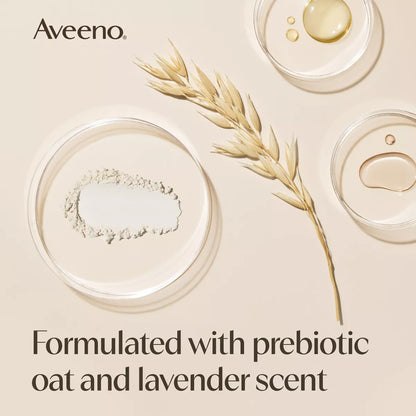 Aveeno Stress Relief Body Wash with Lavender & Chamomile, 33Oz: Paraben-Free, Sulfate-Free, Pump Bottle, Sensitive Skin