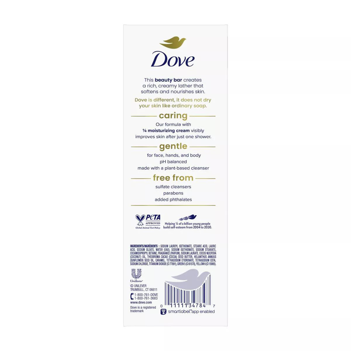 Dove Beauty Restoring Coconut & Cocoa Butter Beauty Bar Soap