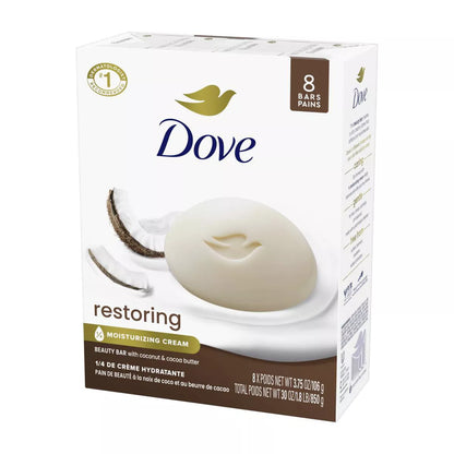 Dove Beauty Restoring Coconut & Cocoa Butter Beauty Bar Soap